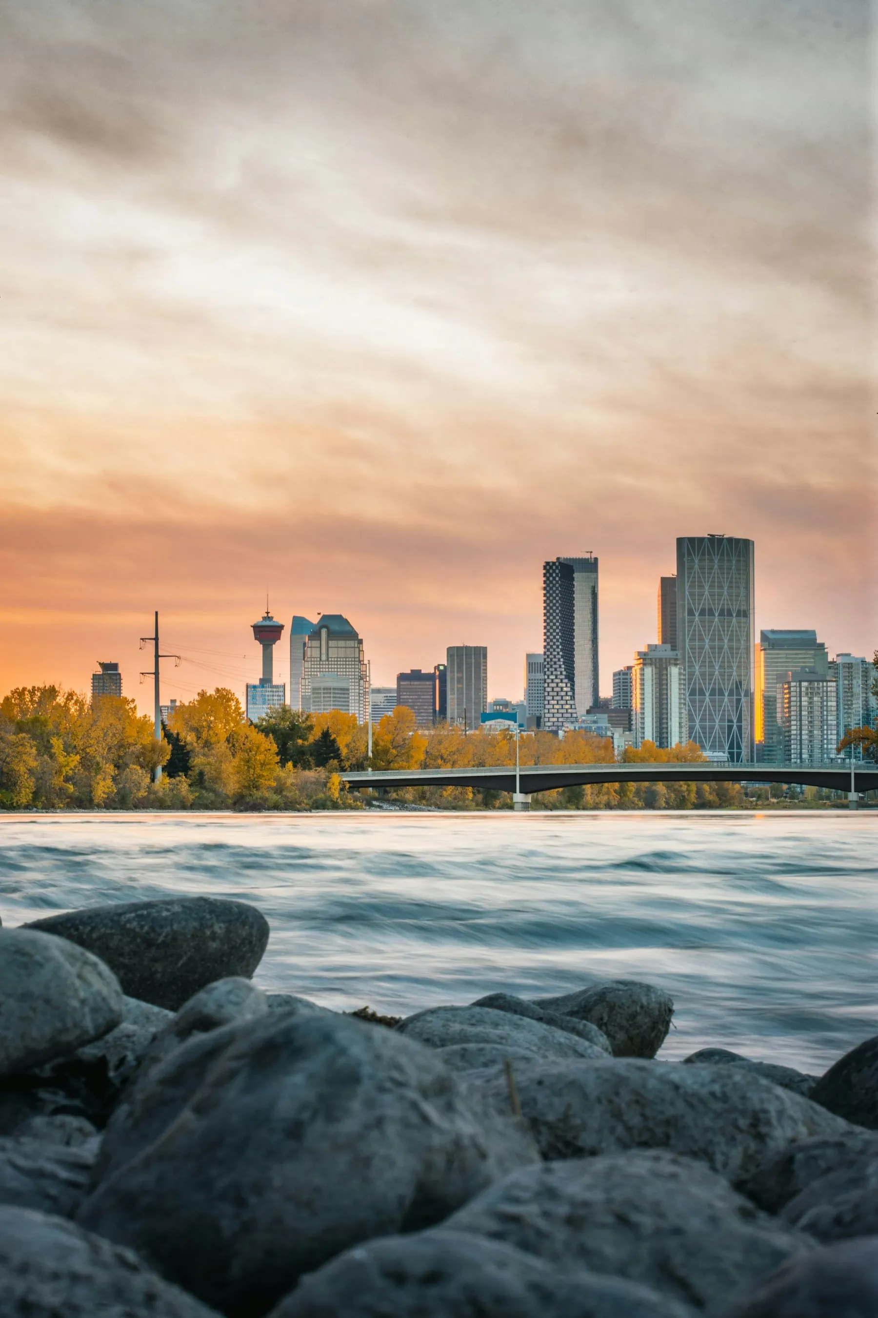 The Calgary downtown skyline